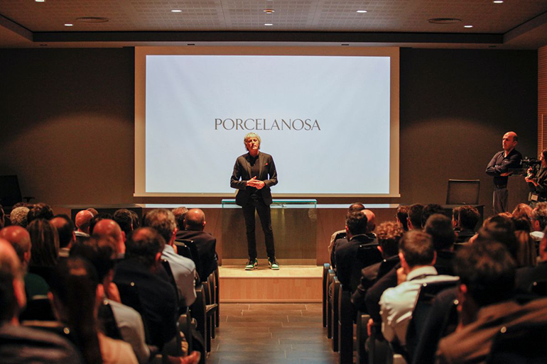 Jesús Calleja en Porcelanosa