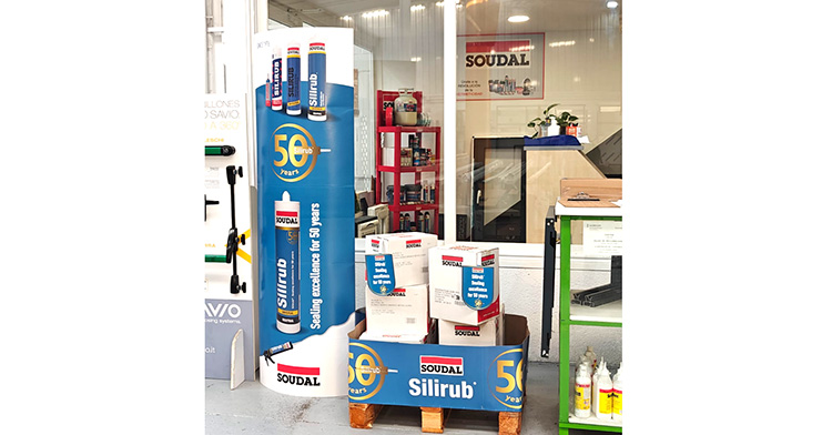 Soudal celebra 50 años del sellado profesional Silirub