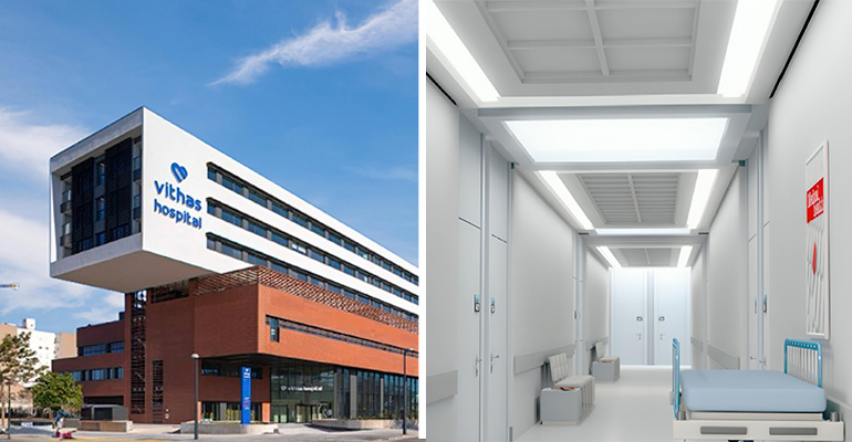 B.E.G. implementa un sistema de iluminación automatizada en el Hospital Vithas Valencia Turia