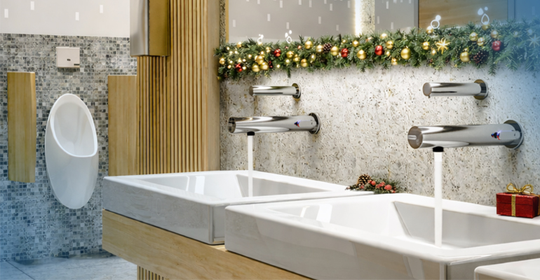 Baños públicos en Navidad: diseño y fiabilidad ante picos de uso intensivo