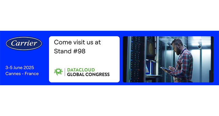 Carrier Commercial Hvac mostrará sus soluciones térmicas avanzadas en el Datacloud Global Congress 2025
