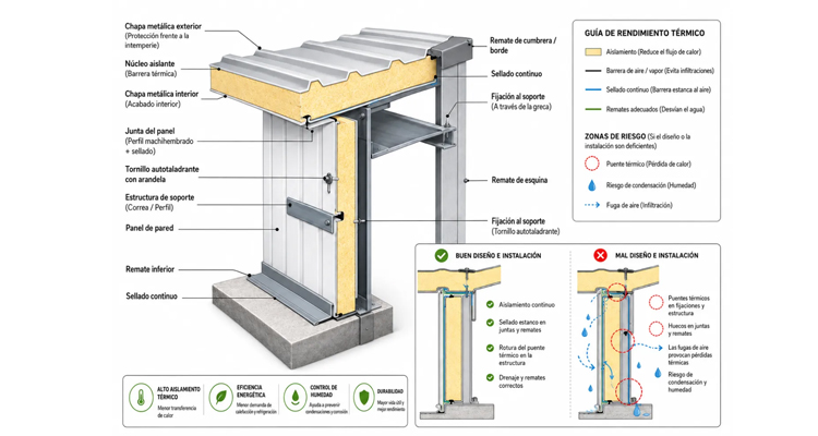Cerramientos panel sandwich 2 - Infoconstruccion