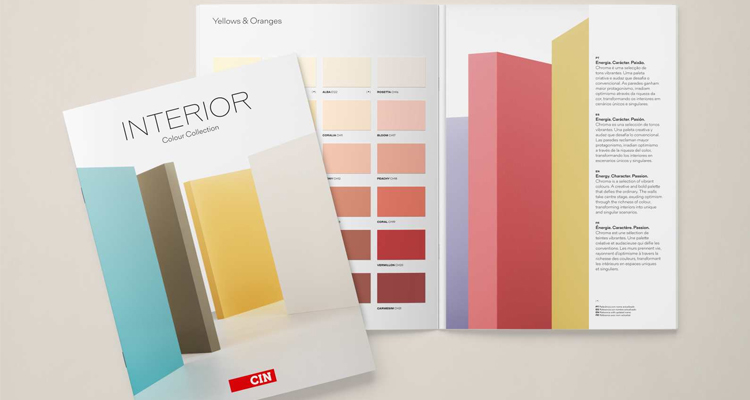 CIN Valentine presenta una colección con 216 colores para proyectos de interiorismo