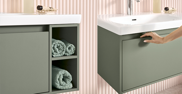 Coleccion baño skyla asimetrico modular 3 - Infoconstruccion