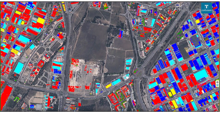Cotesa identifica más de 110.000 cubiertas con amianto en España mediante inteligencia artificial y teledetección satelital