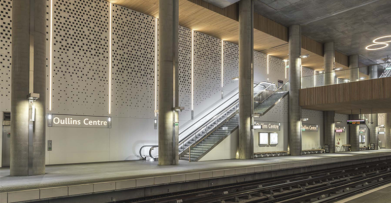 Oullins Centre: una estación de metro en Lyon para una movilidad sostenible
