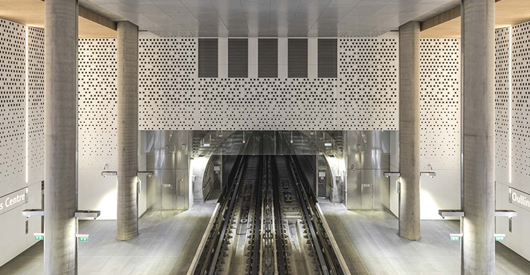 Estacion Oullins Center Porcelanosa 2 - Infoconstruccion