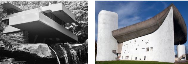 Frank Lloyd Wright  y Le Corbusier
