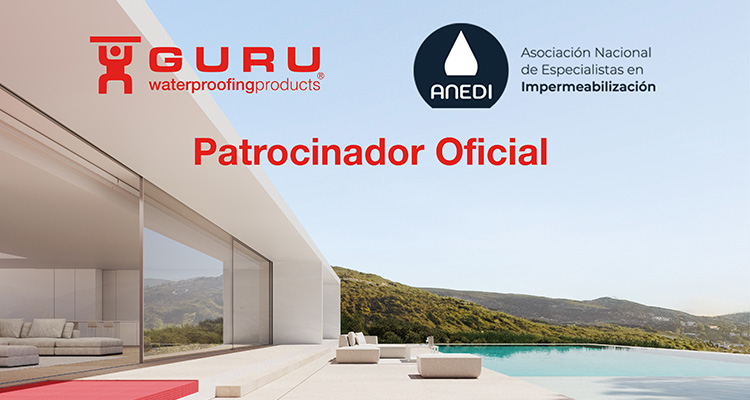 Guru waterproofing products se convierte en patrocinador de Anedi