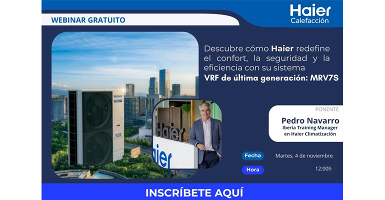 Descubre cómo Haier redefine el confort, la seguridad y la eficiencia con su sistema VRF de última generación: MRV7S