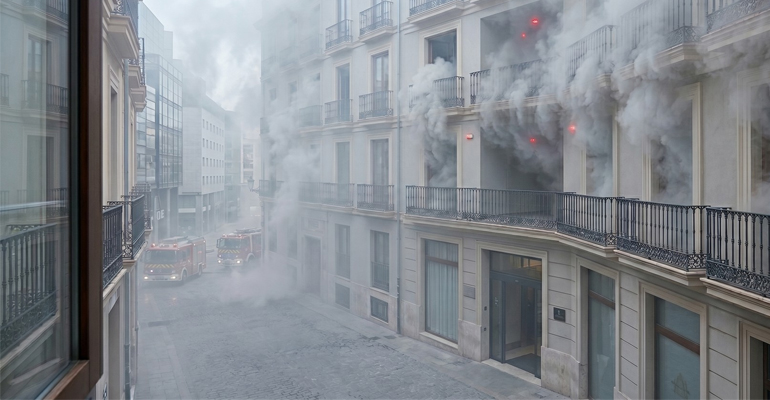 Incendio Malaga tecnifuego - Infoconstruccion