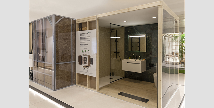 Monobath Eco, de PORCELANOSA, un cuarto de baño modular que reduce el impacto ambiental