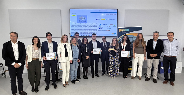 El proyecto Sustain recibe el Premio PTEC 2025 por su enfoque en sostenibilidad urbana