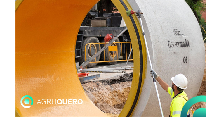 Tecnología de revestimiento HDPE mejora la durabilidad de redes de saneamiento en obra pública