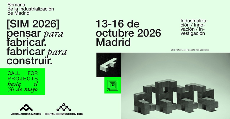 SIM Madrid 2026 abre una convocatoria para proyectos de innovación en construcción industrializada