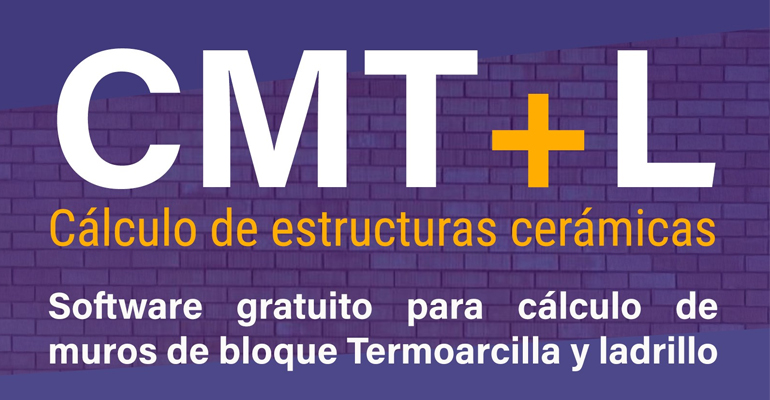 Graitec actualiza el programa CMT+L para el cálculo de muros de fábrica cerámica