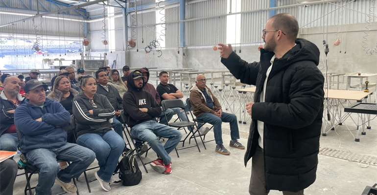 Venux impulsa la formación en piedra sinterizada en México junto a Marmo Stone y Atools