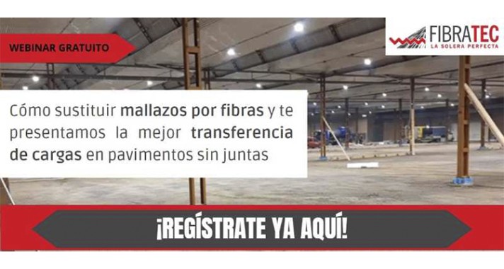 Curso online de Fibratec: claves para evitar mallazos en la construcción de losas de hormigón