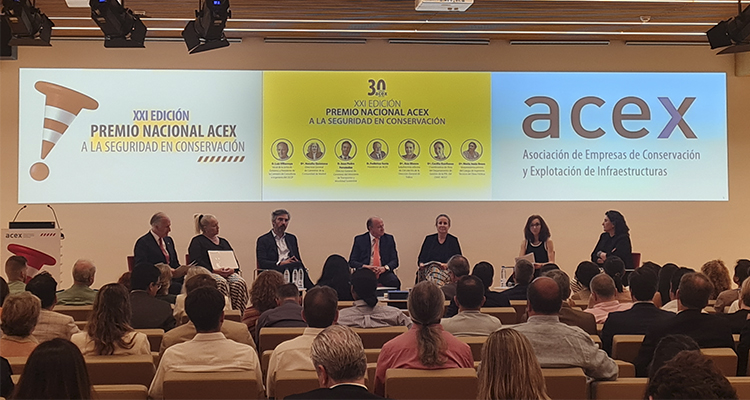 Acex reconoce la innovación y la seguridad en conservación de carreteras en la XXI edición de su Premio Nacional