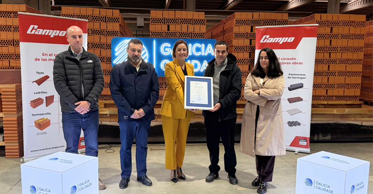 Ceramica campo sello Galicia Calidade - Infoconstruccion