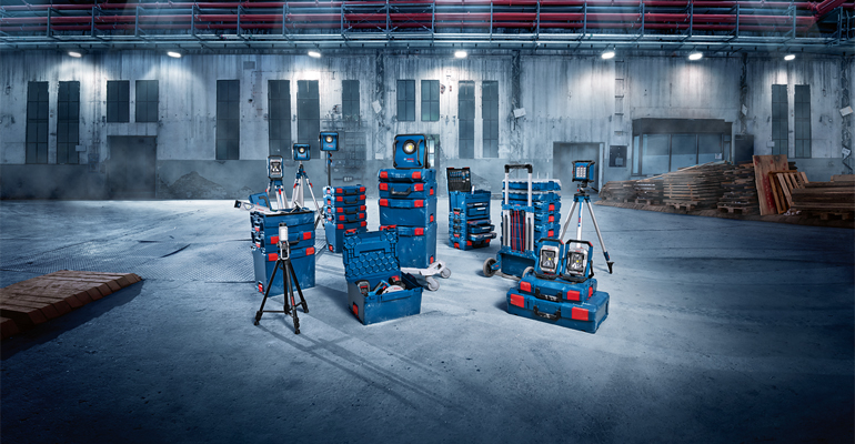 Iluminacion profesional obras Bosch Professional - Infoconstruccion